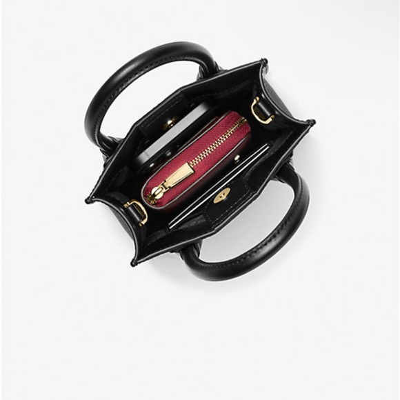 Michael Kors Mercer Extra-Small Pebbled Leather Crossbody Bag - Picture 4 of 4